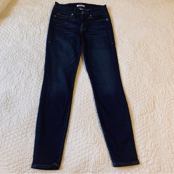 Good American Good Legs Skinny Jeans- Dark Wash - Picture 8 of 9